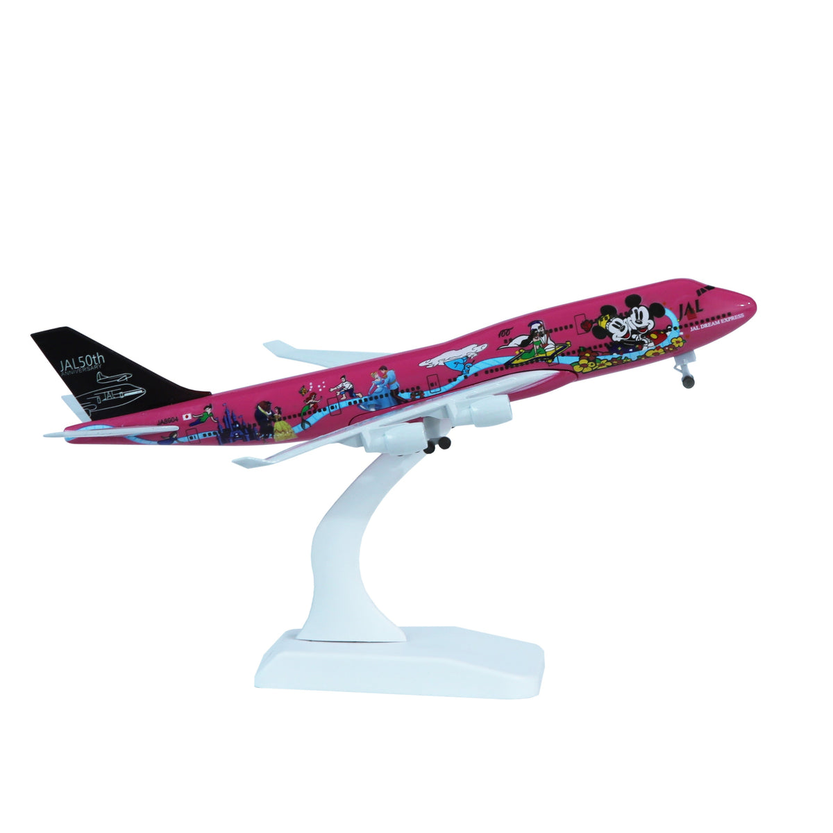 JAL Japan Airlines 50th Anniversary Diecast Plane Model