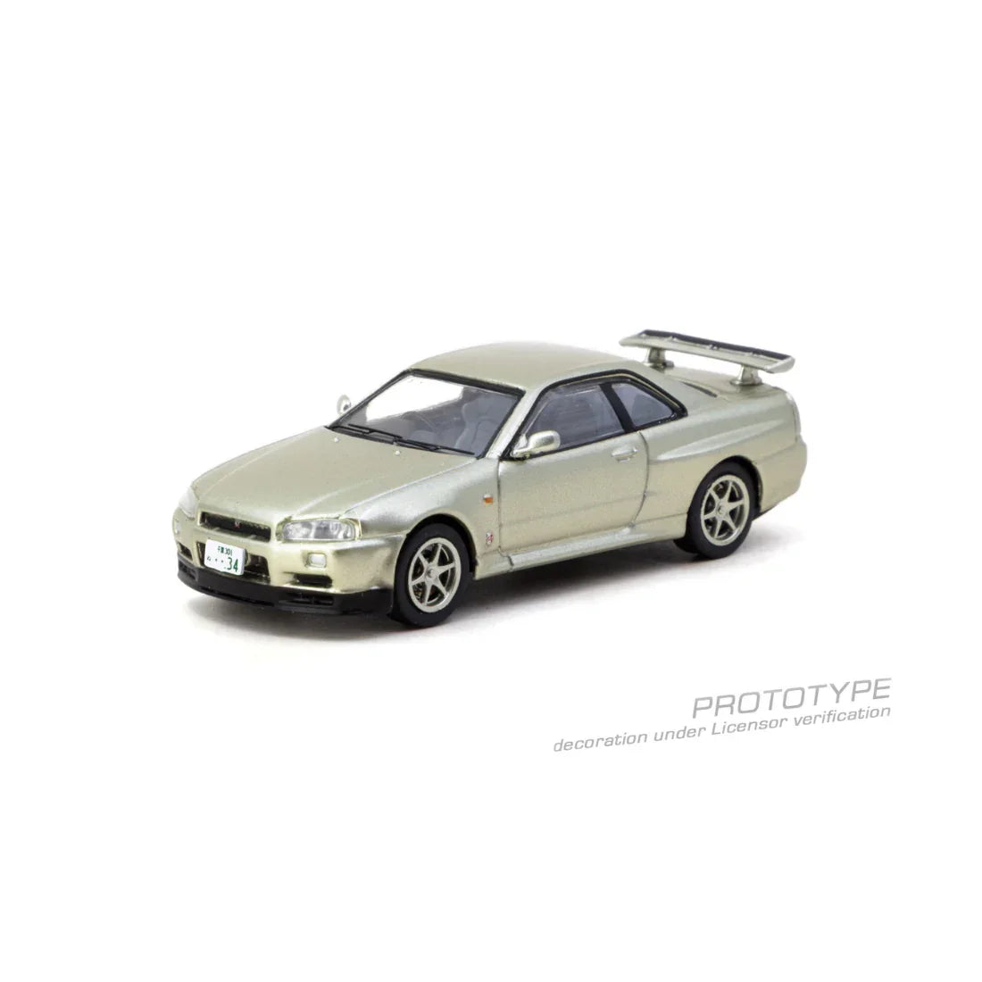 *PRE-ORDER* Nissan Skyline GT-R R34 Millenium Jade (Chance of Chase Car), 1:64 Scale