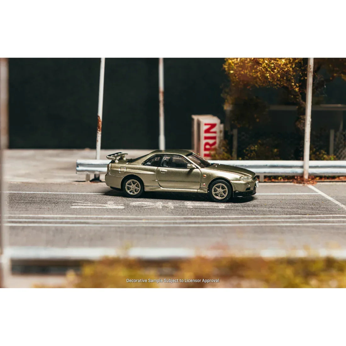 Premium scale diecast model car – *PRE-ORDER* Nissan Skyline GT-R R34 Millenium Jade (Chance of Chase Car), 1:64 Scale Collectible