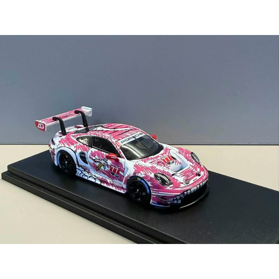 *Pre-Orders* Porsche 911 GT3 R (Pink #77 Livery), 1:64 Scale