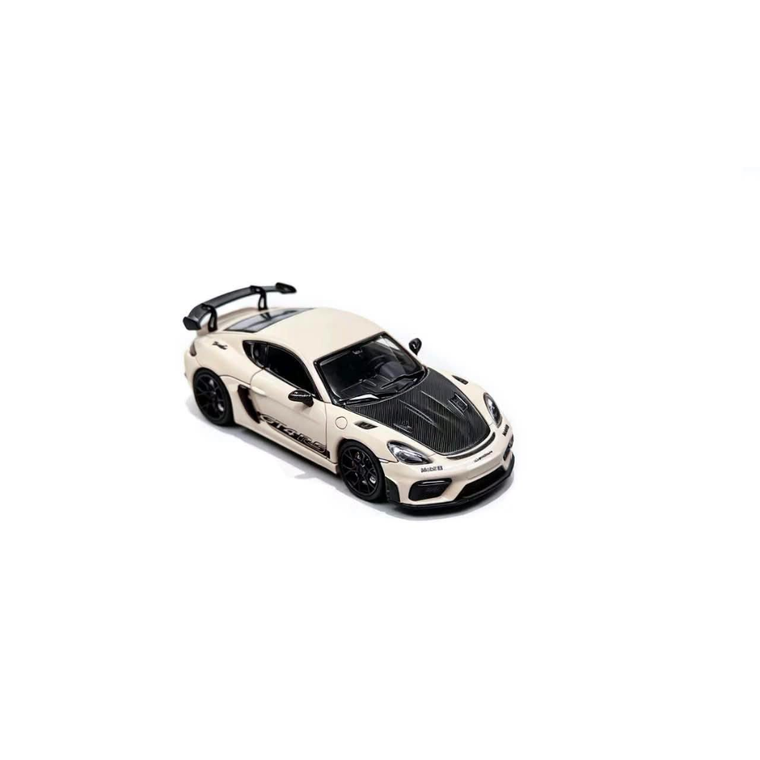*Pre-Orders* Porsche 718 GT4 RS Yellow with Full Carbon-Hood, 1:64 Scale
