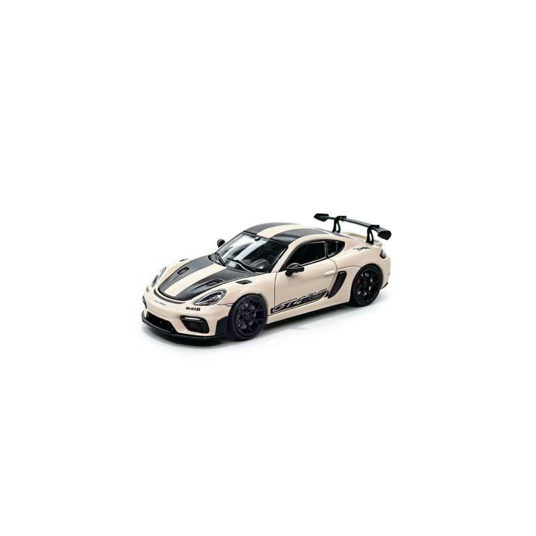 *Pre-Orders* Porsche 718 GT4 RS Yellow with Half Carbon-Hood, 1:64 Scale