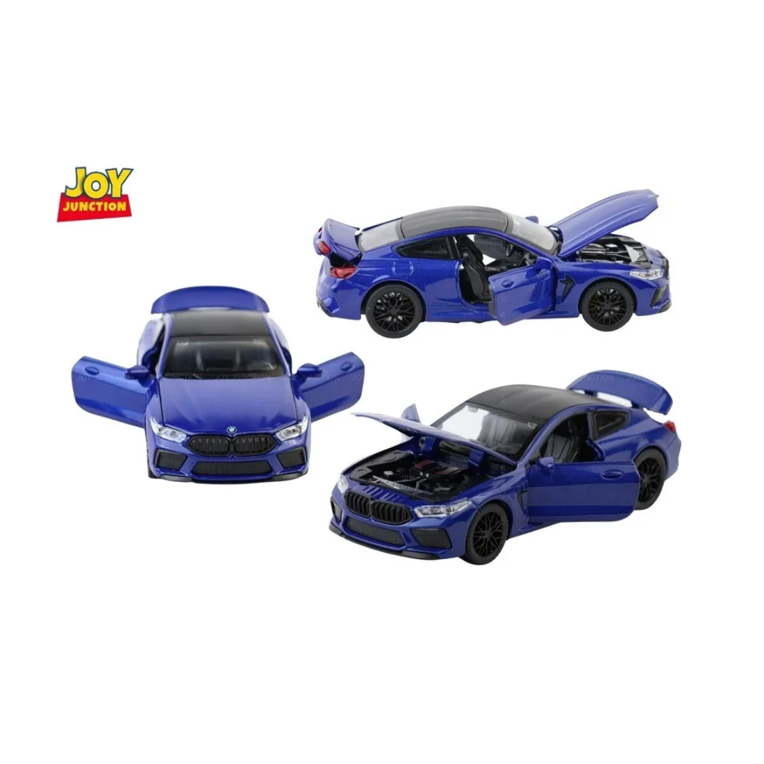 BMW M8 Model Car, 1:32 Scale (Blue)