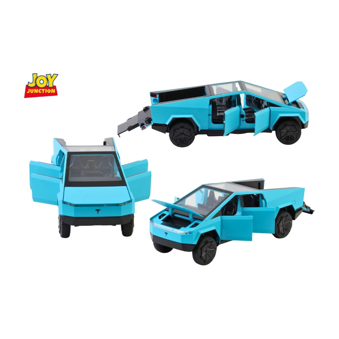 Tesla Cyber Truck Pickup Model Car, 1:24 Scale (Blue)