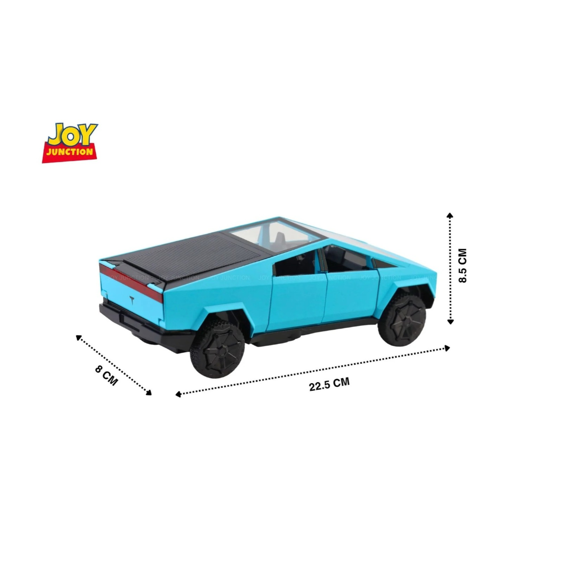 Tesla Cyber Truck Pickup Model Car, 1:24 Scale (Blue)