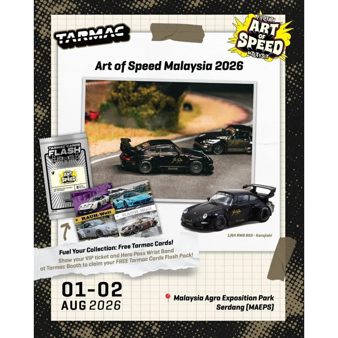 Porsche RWB 993 (Karajishi Special Edition) Chance of Chase Car, 1:64 Scale
