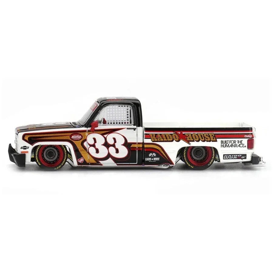 Premium scale diecast model car – Chevrolet Silverado Kaido Intimidator V1, 1:64 Scale Collectible