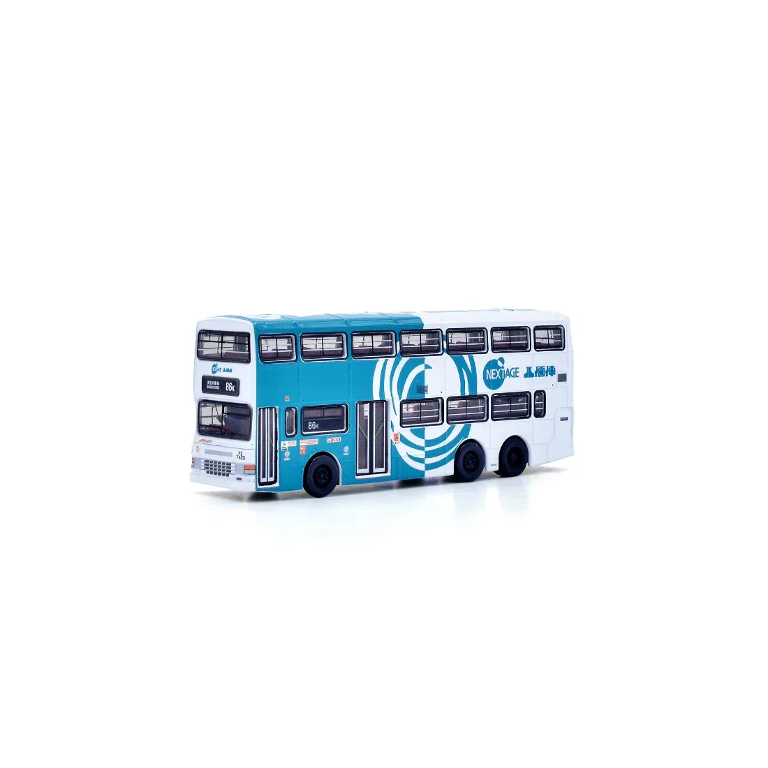 Premium scale diecast model car – KMB Dennis Dragon 11m Open Top Bus (Route 86K), 1:110 Scale Collectible
