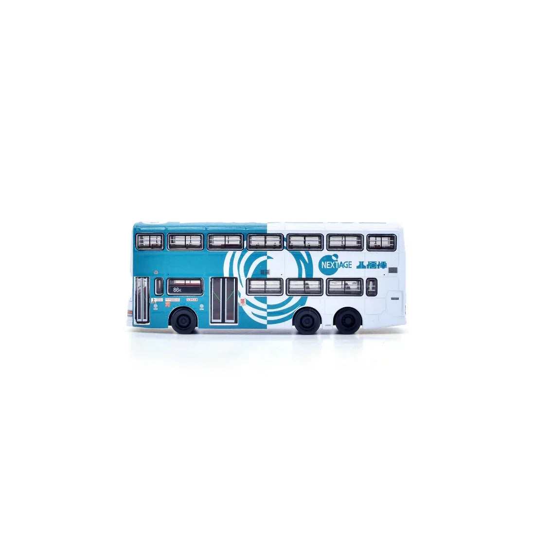 Premium scale diecast model car – KMB Dennis Dragon 11m Open Top Bus (Route 86K), 1:110 Scale Collectible