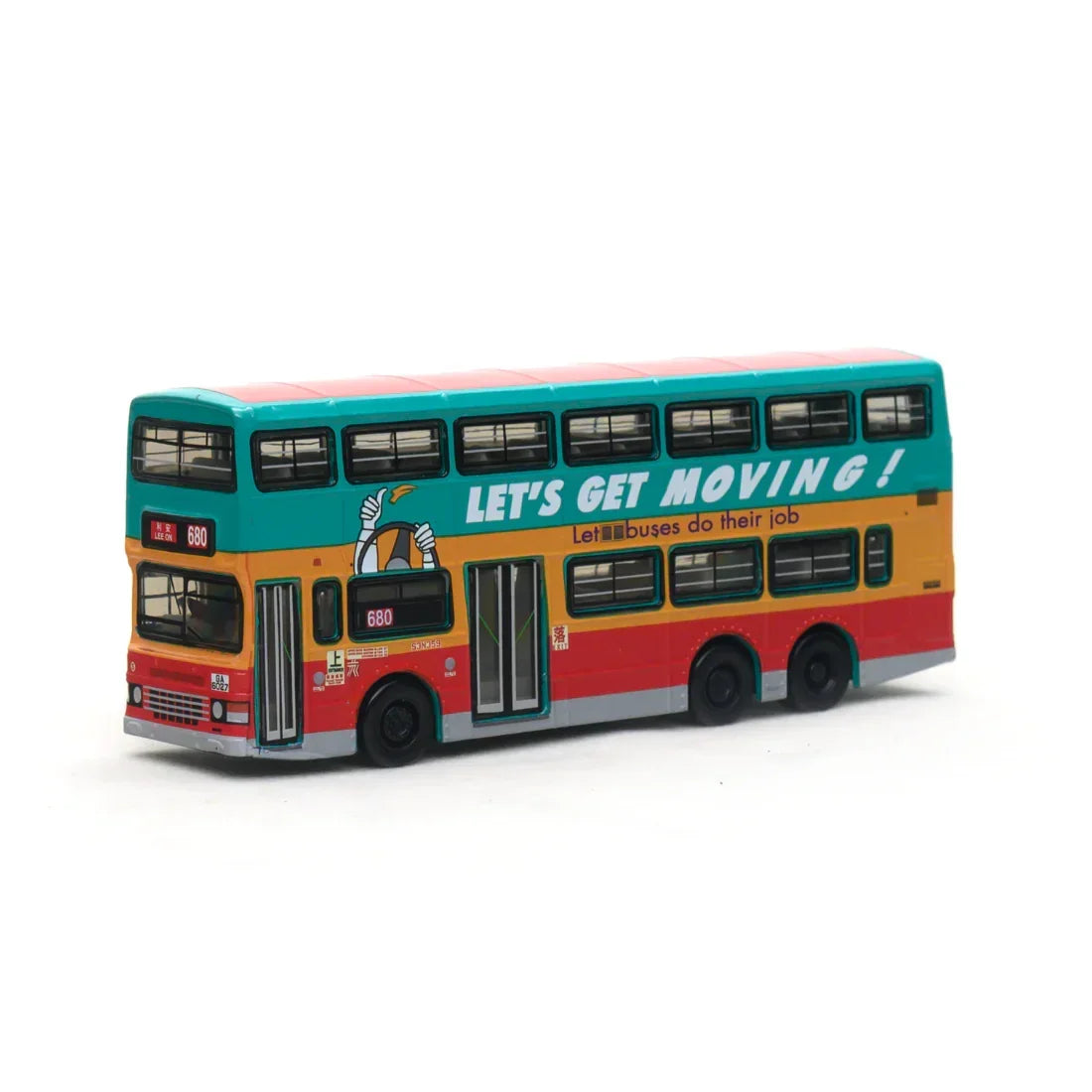 Premium scale diecast model car – *PRE-ORDER* KMB Dennis Dragon 11m "Smooth Traffic Benefits All" (680), 1:110 Scale Collectible