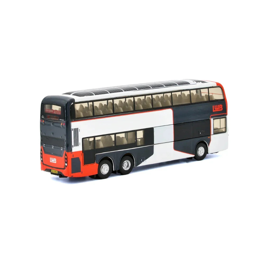 Premium scale diecast model car – Long Win Bus ADL Enviro500 MMC Solar Panel (A46) Real Solar Bus (Charging via Solar Power & Light), 1:110 Scale Collectible