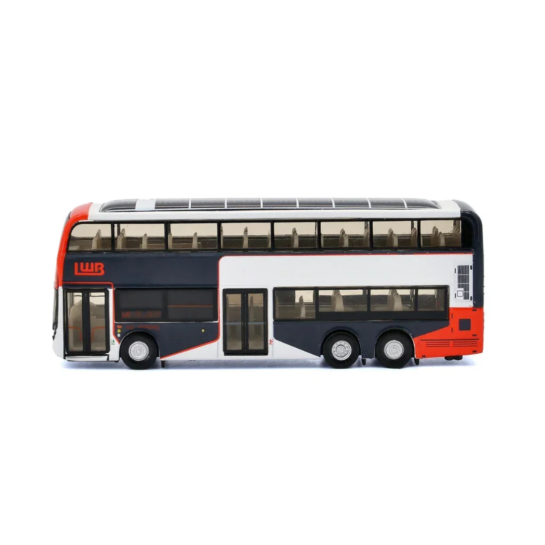 Premium scale diecast model car – Long Win Bus ADL Enviro500 MMC Solar Panel (A46) Real Solar Bus (Charging via Solar Power & Light), 1:110 Scale Collectible