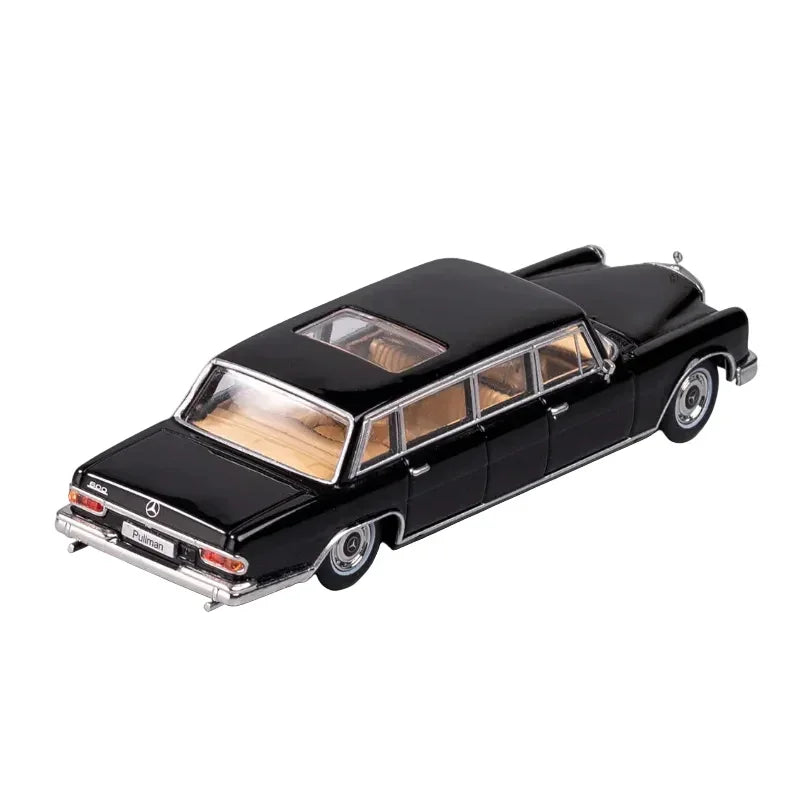 Premium scale diecast model car – Mercedes-Benz 600 Pullman Limousine No.33, 1:64 Scale (Black) Collectible