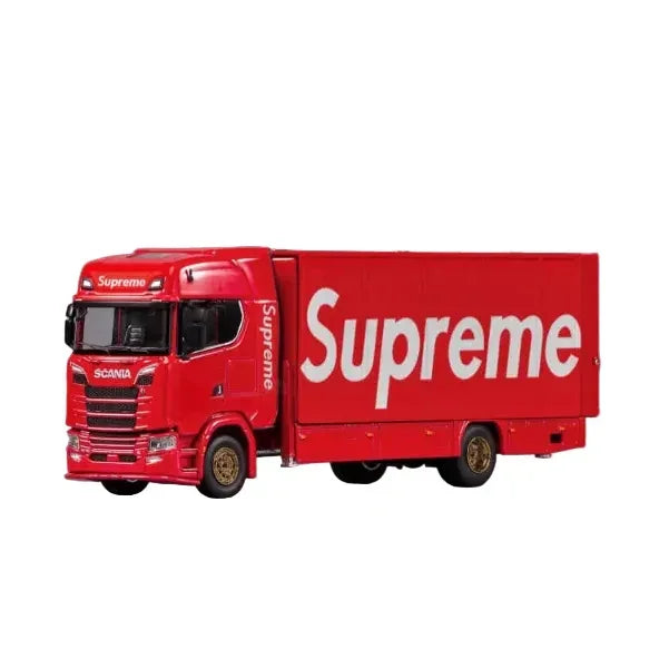 Premium scale diecast model car – Scania 730 S No.149 Enclosed/Double Deck Tow Truck, 1:64 Scale (Red) Collectible