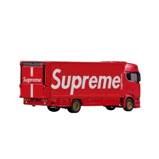 Premium scale diecast model car – Scania 730 S No.149 Enclosed/Double Deck Tow Truck, 1:64 Scale (Red) Collectible
