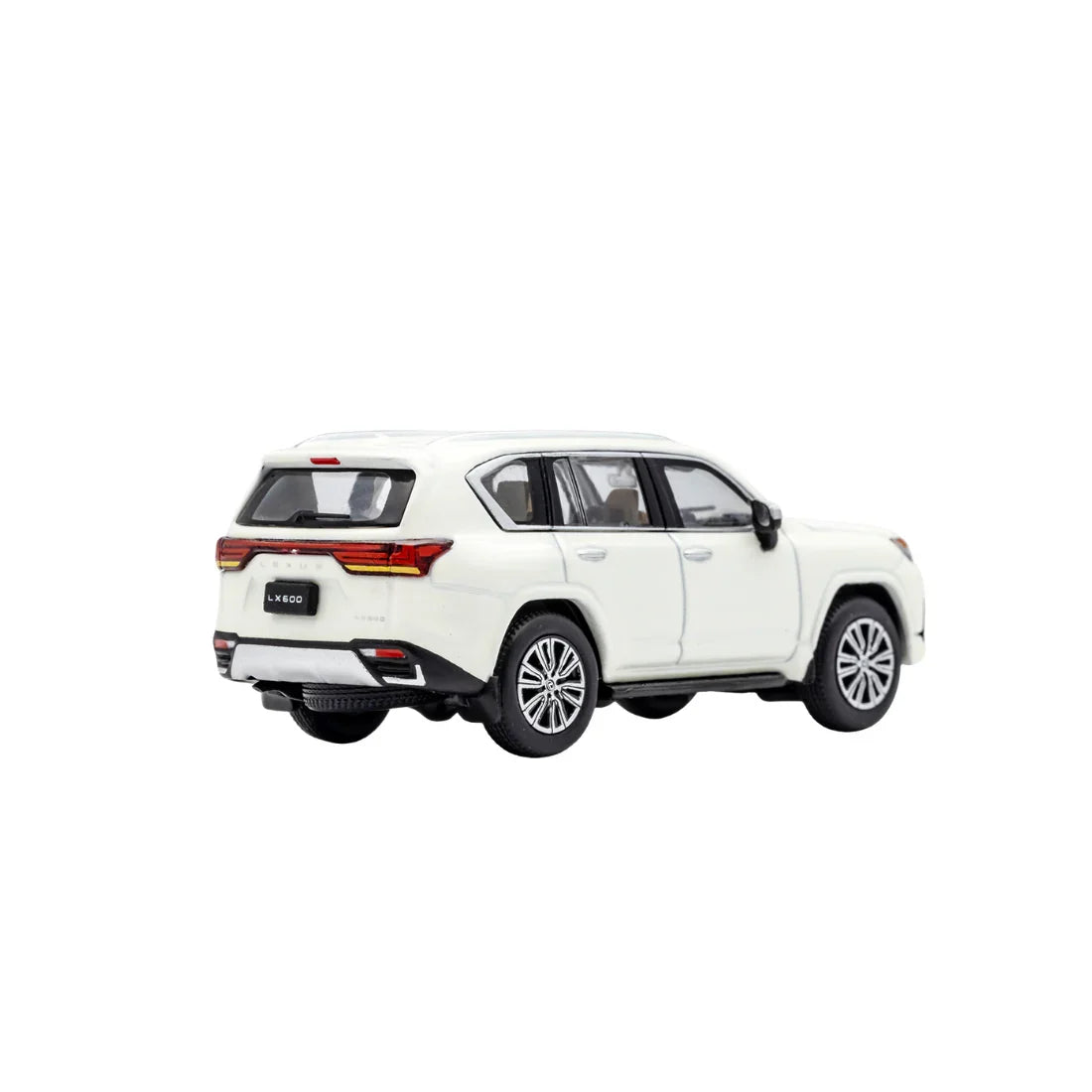 Premium scale diecast model car – *PRE-ORDER* Lexus LX600 Street Version, 1:64 Scale (White) Collectible
