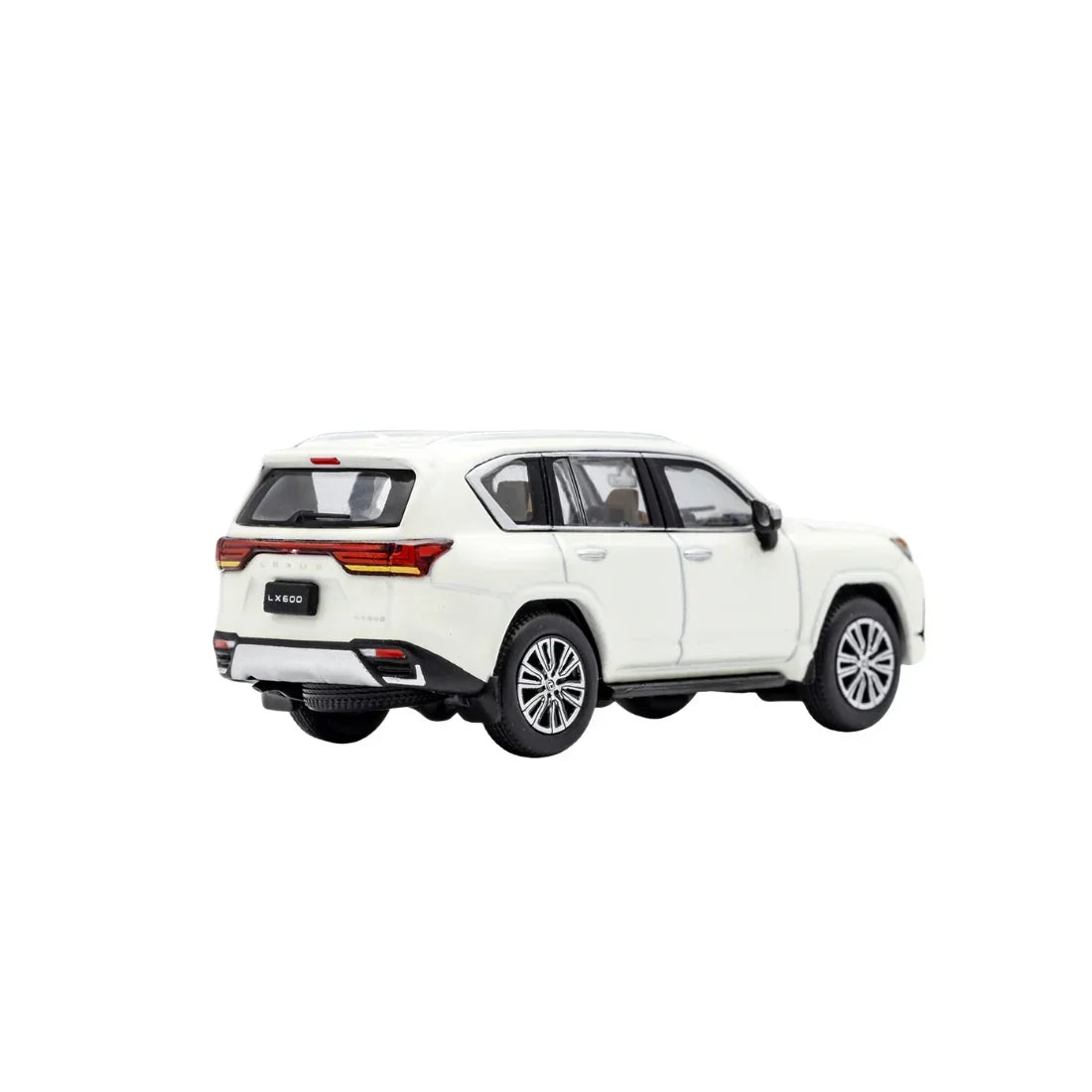 Premium scale diecast model car – *PRE-ORDER* Lexus LX600 Street Version, 1:64 Scale (White) Collectible