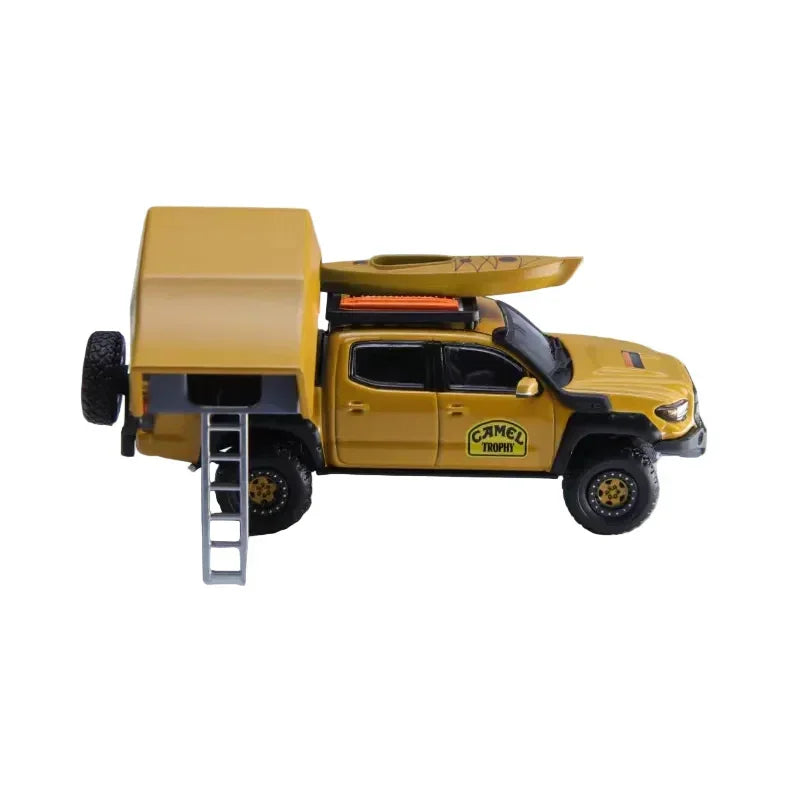 Premium scale diecast model car – Toyota Tacoma No.275 TRD PRO, 1:64 Scale (Beige) Collectible