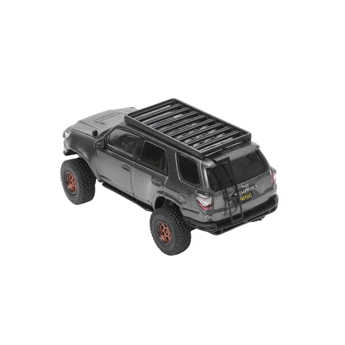 Premium scale diecast model car – *PRE-ORDER* Toyota 4Runner Pre-Runner with accessories, 1:64 Scale (Grey) Collectible