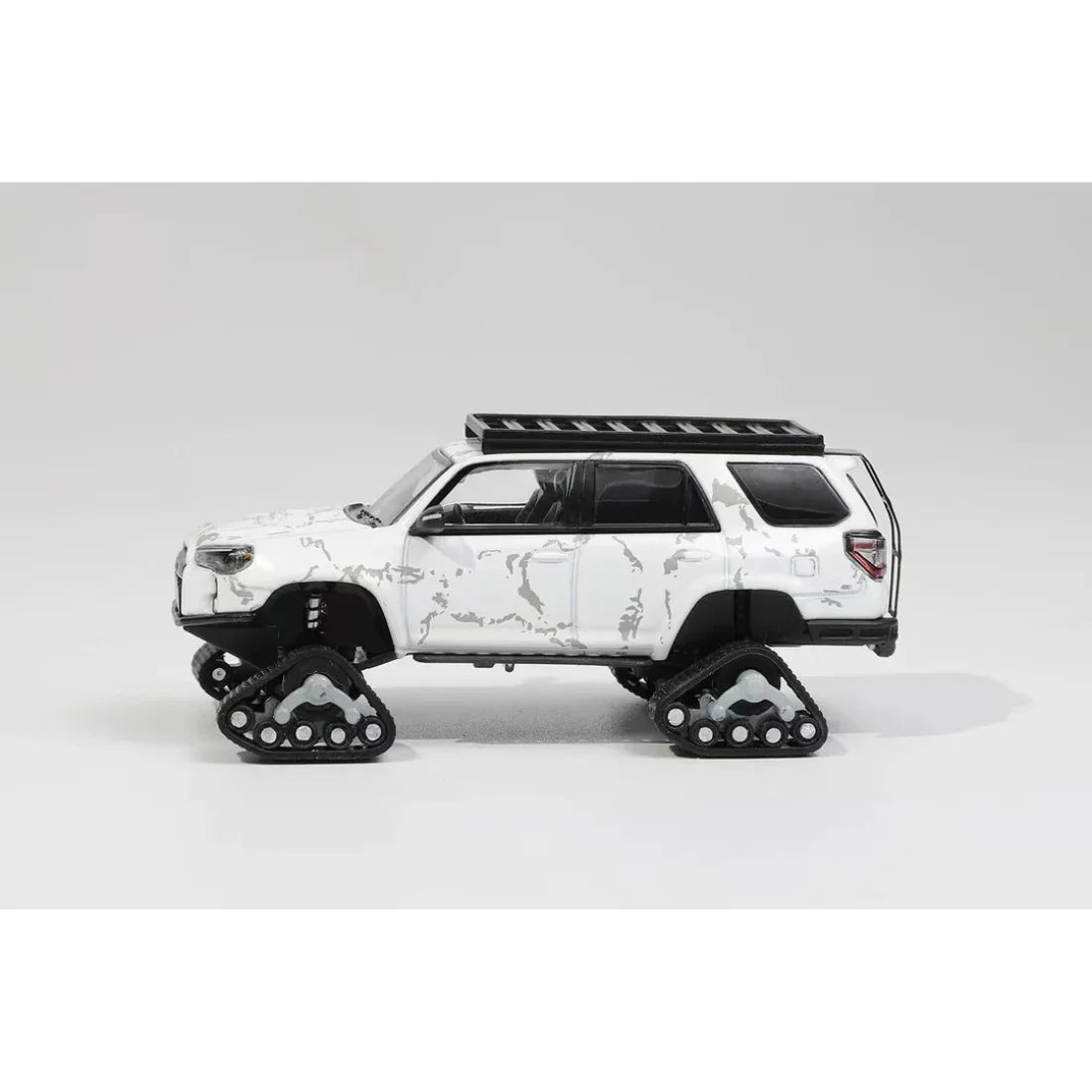 Premium scale diecast model car – Toyota Modified Snowmobile, 1:64 Scale (White) Collectible
