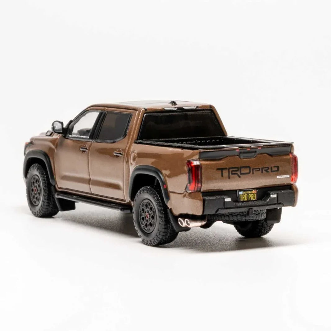 Premium scale diecast model car – *PRE-ORDER* Toyota Tundra TRD PRO Mudbath Color, 1:64 Scale Collectible