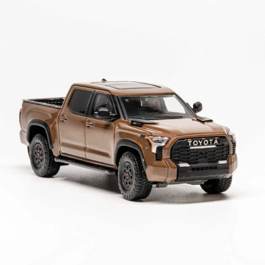 Premium scale diecast model car – *PRE-ORDER* Toyota Tundra TRD PRO Mudbath Color, 1:64 Scale Collectible