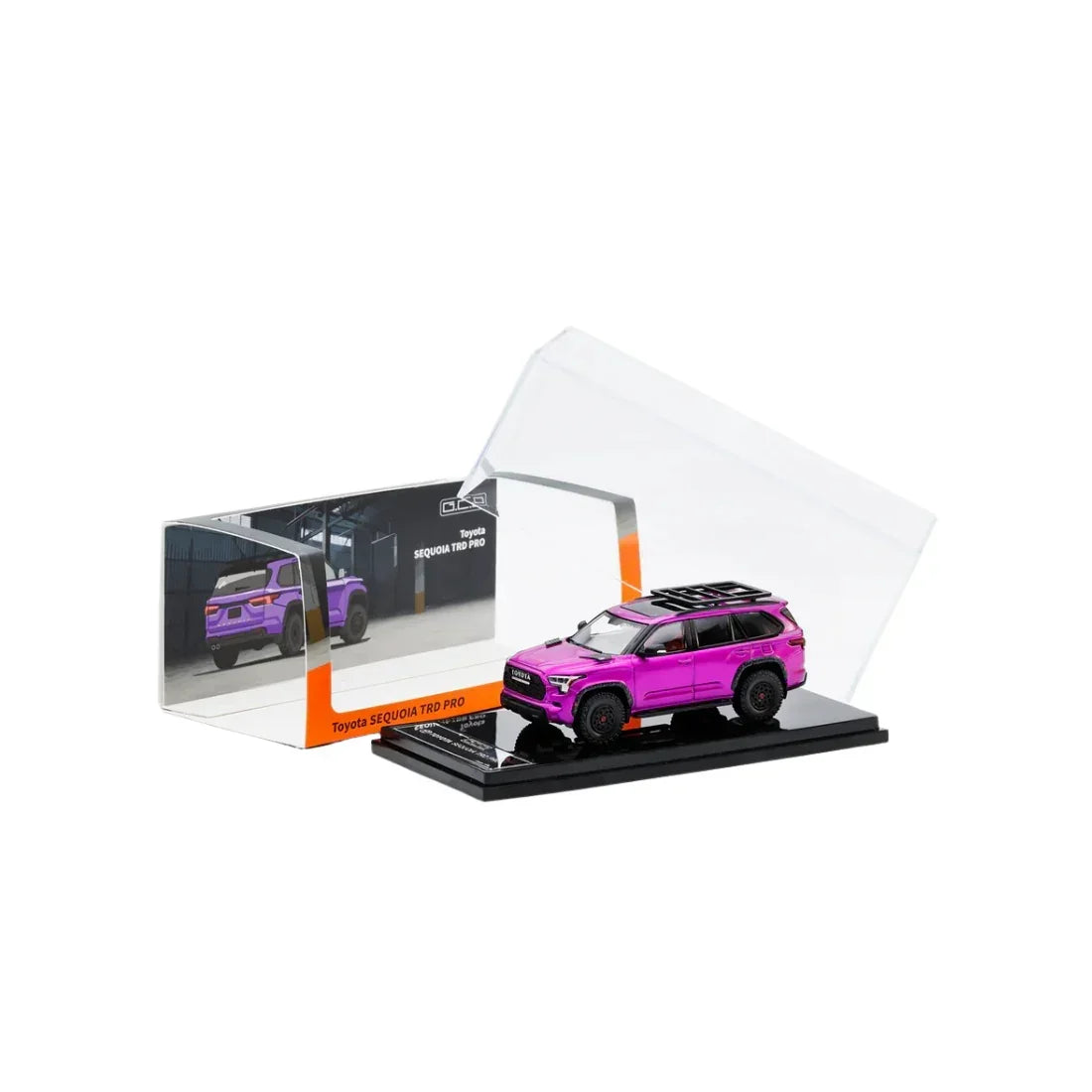 Premium scale diecast model car – *PRE-ORDER* Toyota Sequoia TRD Pro Chrome, 1:64 Scale Collectible