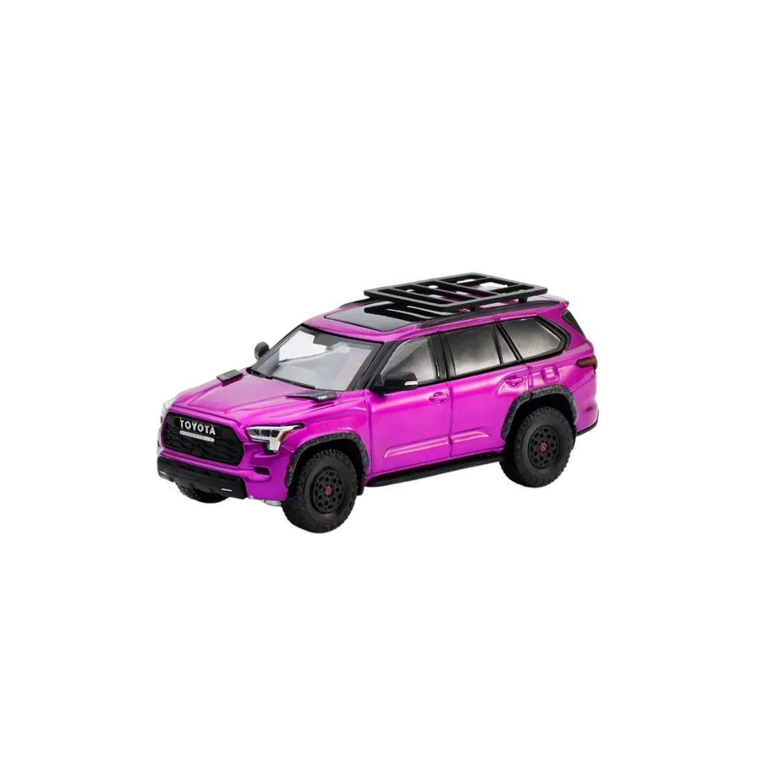 Premium scale diecast model car – *PRE-ORDER* Toyota Sequoia TRD Pro Chrome, 1:64 Scale Collectible