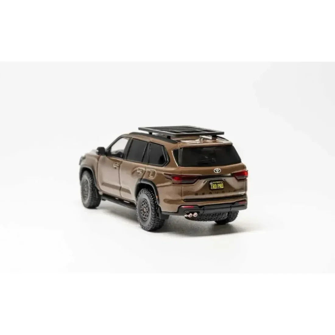 Premium scale diecast model car – *PRE-ORDER* Toyota Sequoia TRD PRO, 1:64 Scale (Brown) Collectible