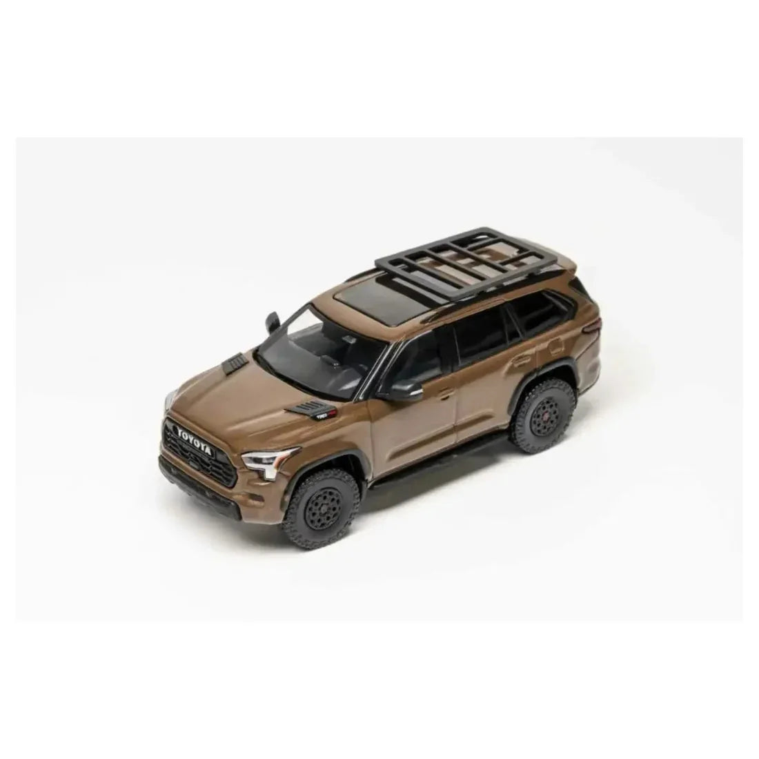 Premium scale diecast model car – *PRE-ORDER* Toyota Sequoia TRD PRO, 1:64 Scale (Brown) Collectible