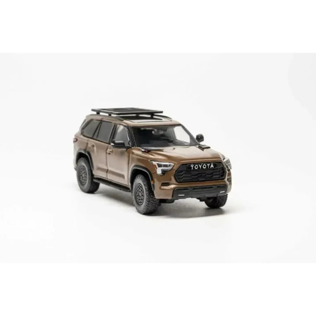 Premium scale diecast model car – *PRE-ORDER* Toyota Sequoia TRD PRO, 1:64 Scale (Brown) Collectible