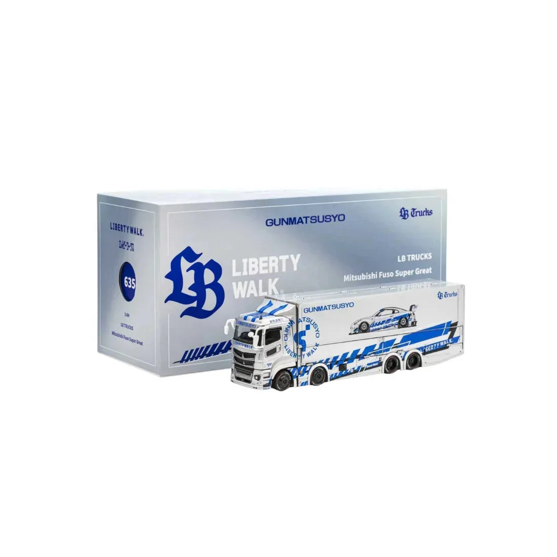 Premium scale diecast model car – *PRE-ORDER* LB, 1:64 Scale (Silver) Collectible