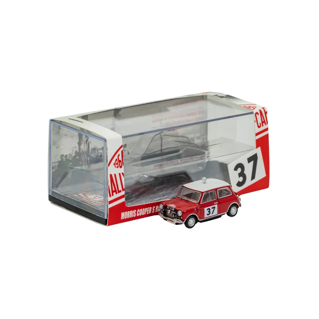 Premium scale diecast model car – *PRE-ORDER* Mini Cooper #37, 1:64 Scale (Red) Collectible