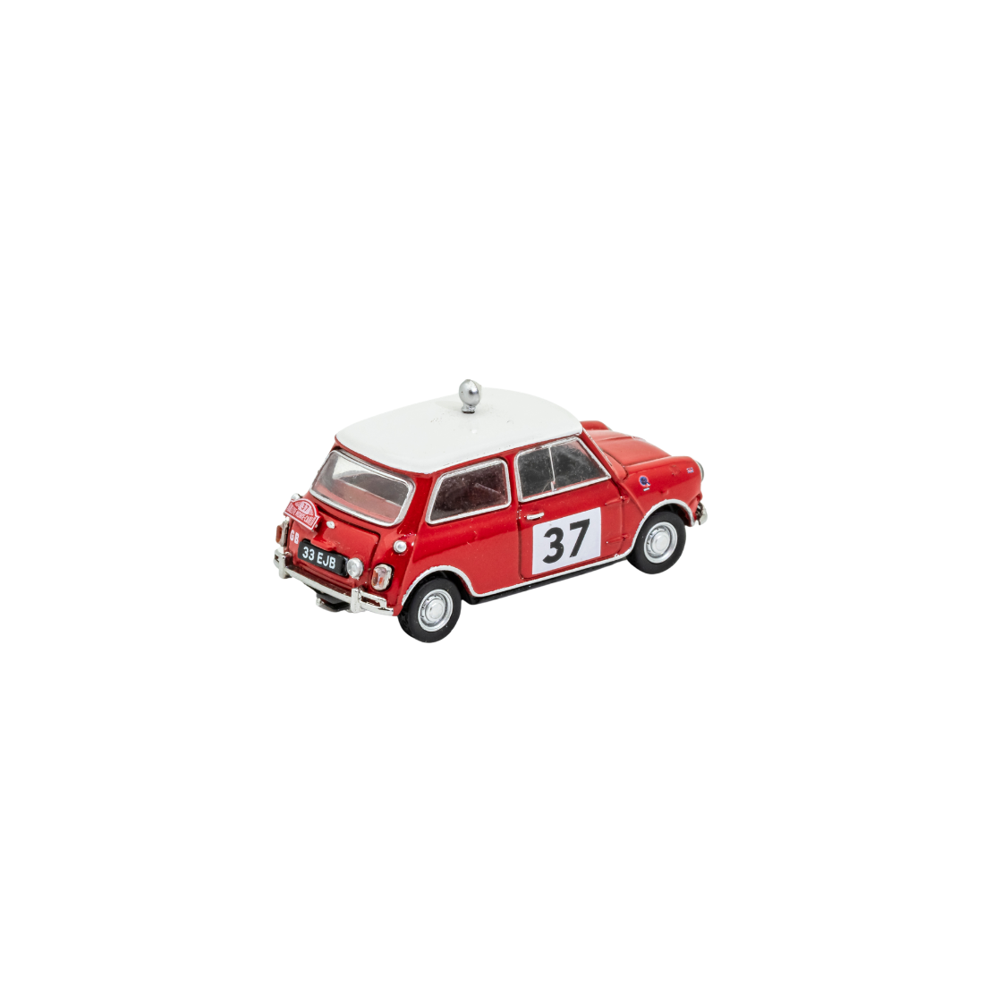Premium scale diecast model car – *PRE-ORDER* Mini Cooper #37, 1:64 Scale (Red) Collectible