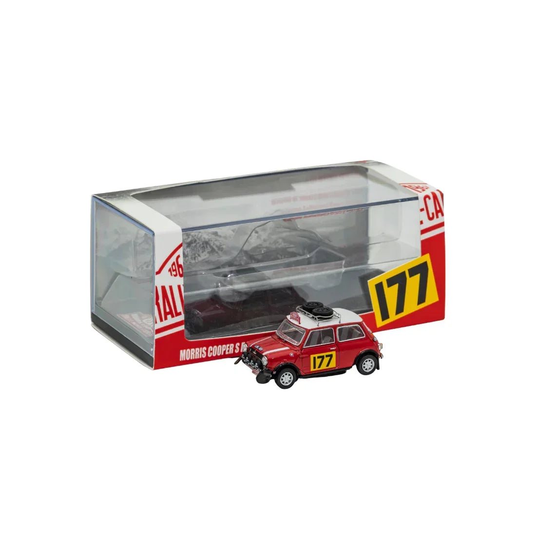 Premium scale diecast model car – *PRE-ORDER* Mini Cooper #177, 1:64 Scale (Red) Collectible