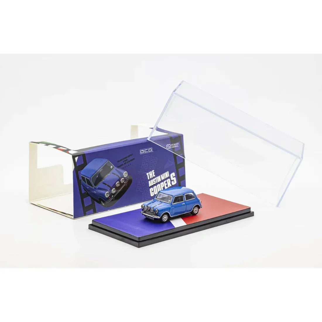 Premium scale diecast model car – Morris Mini Cooper S , 1:64 Scale (Blue) Collectible