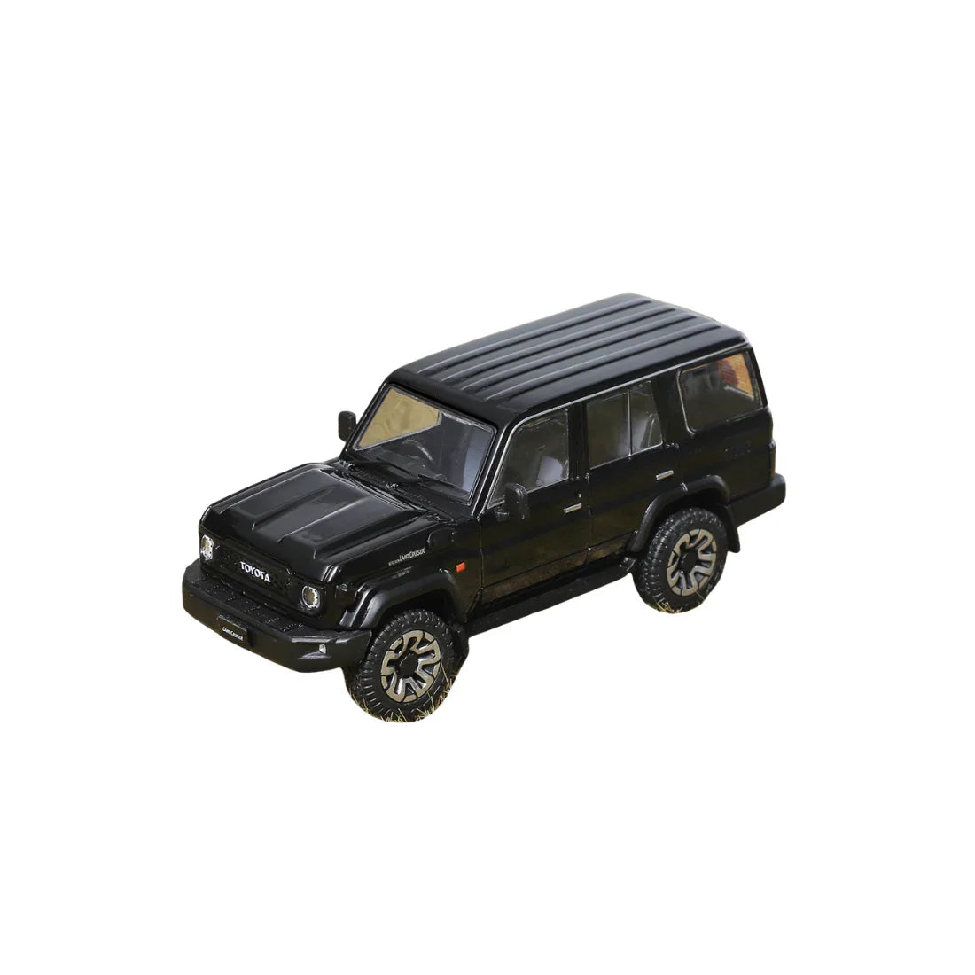 Premium scale diecast model car – *PRE-ORDER* Toyota Land Cruiser LC70 (J76) 2023, 1:64 Scale (Black) Collectible