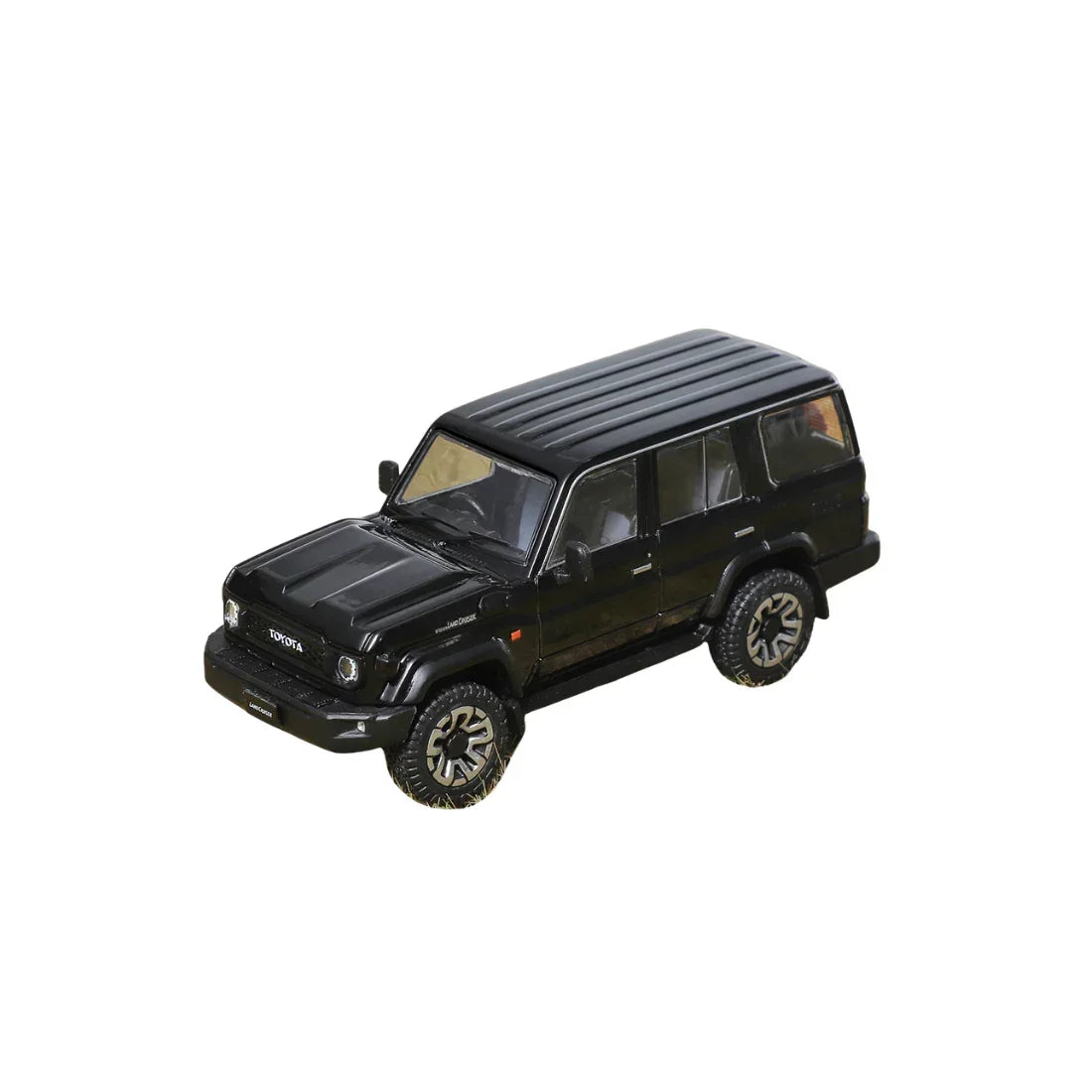 Premium scale diecast model car – *PRE-ORDER* Toyota Land Cruiser LC70 (J76) 2023, 1:64 Scale (Black) Collectible