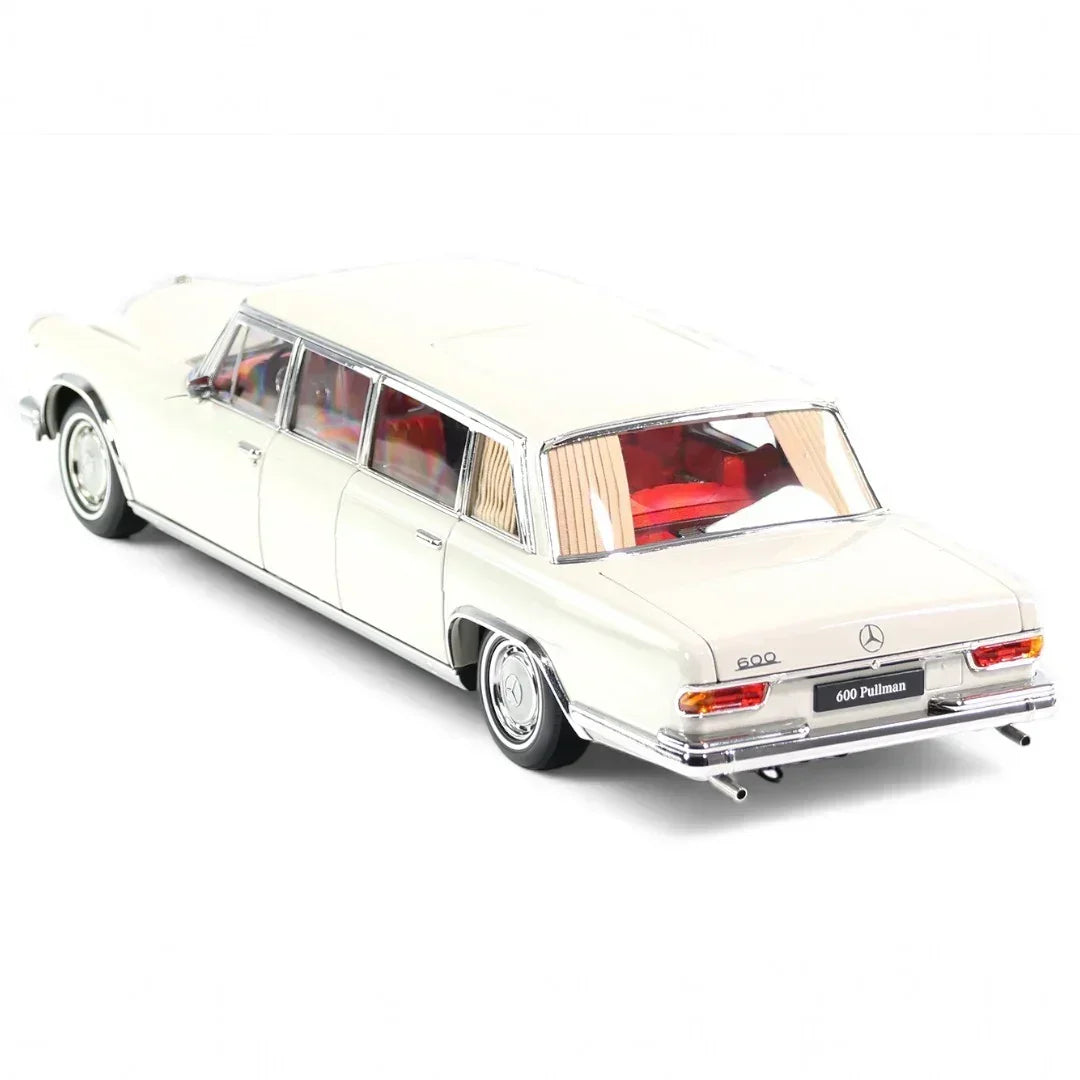 Premium scale diecast model car – Mercedes-Benz 600 Pullman Limousine No.34, 1:64 Scale (Off-White) Collectible