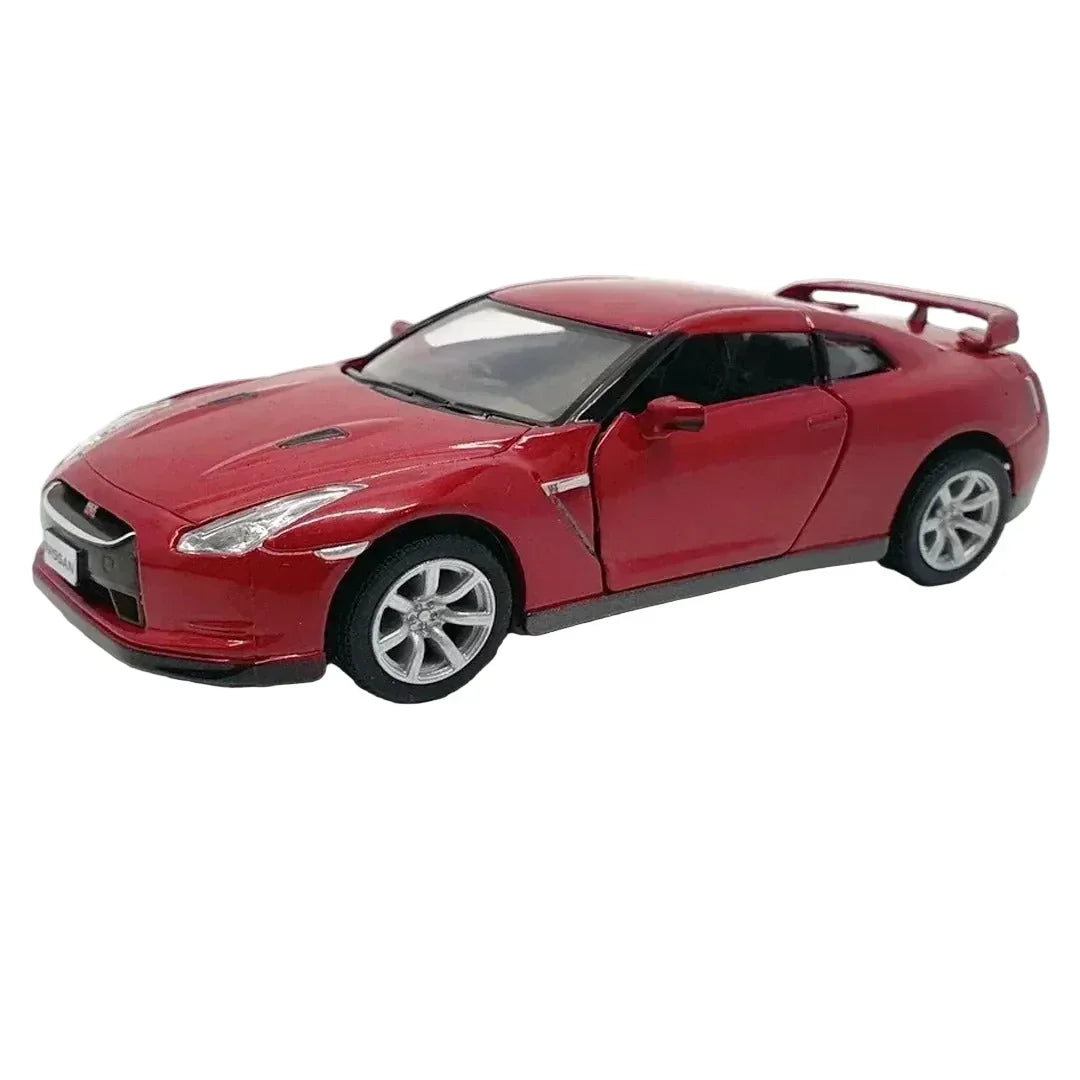 Premium scale diecast model car – Nissan GT-R R35 2009, 1:36 Scale (Red) Collectible