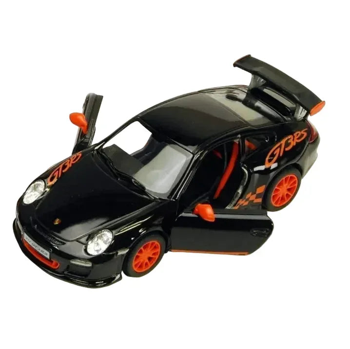 Premium scale diecast model car – Porsche 911 GT3 RS 2010, 1:36 Scale (Black) Collectible