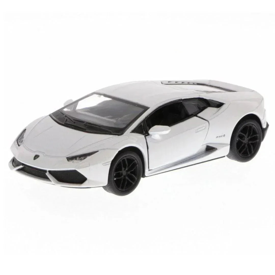 Premium scale diecast model car – Lamborghini Huracan LP 610-4, 1:36 Scale (White) Collectible