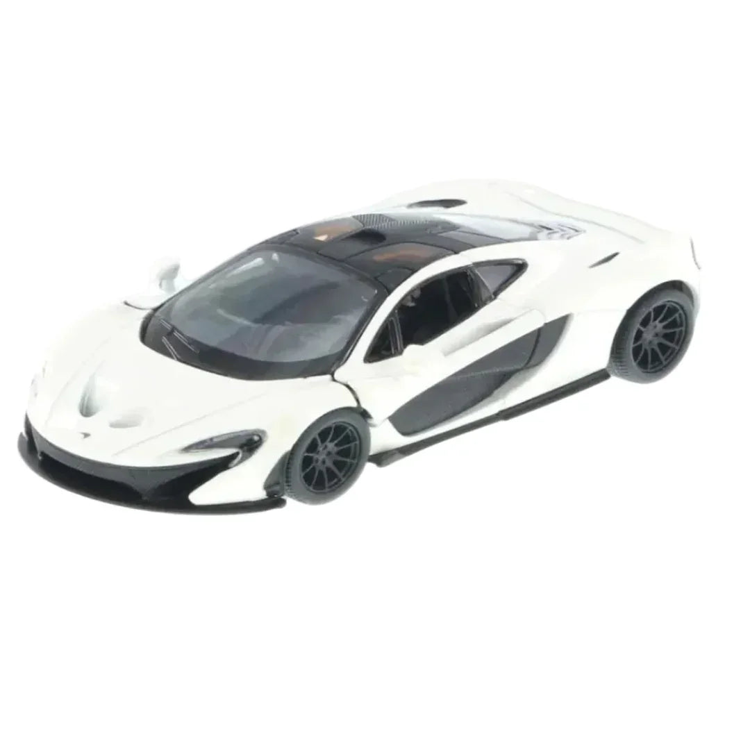 Premium scale diecast model car – McLaren P1, 1:36 Scale (White) Collectible
