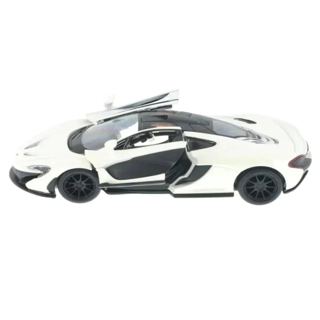 Premium scale diecast model car – McLaren P1, 1:36 Scale (White) Collectible