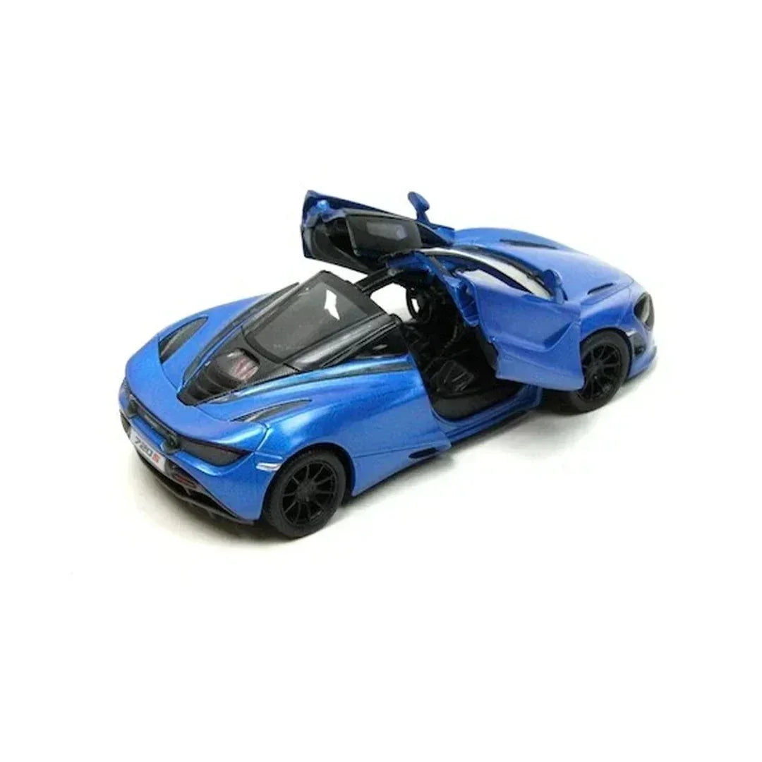Premium scale diecast model car – McLaren 720S, 1:36 Scale (Blue) Collectible