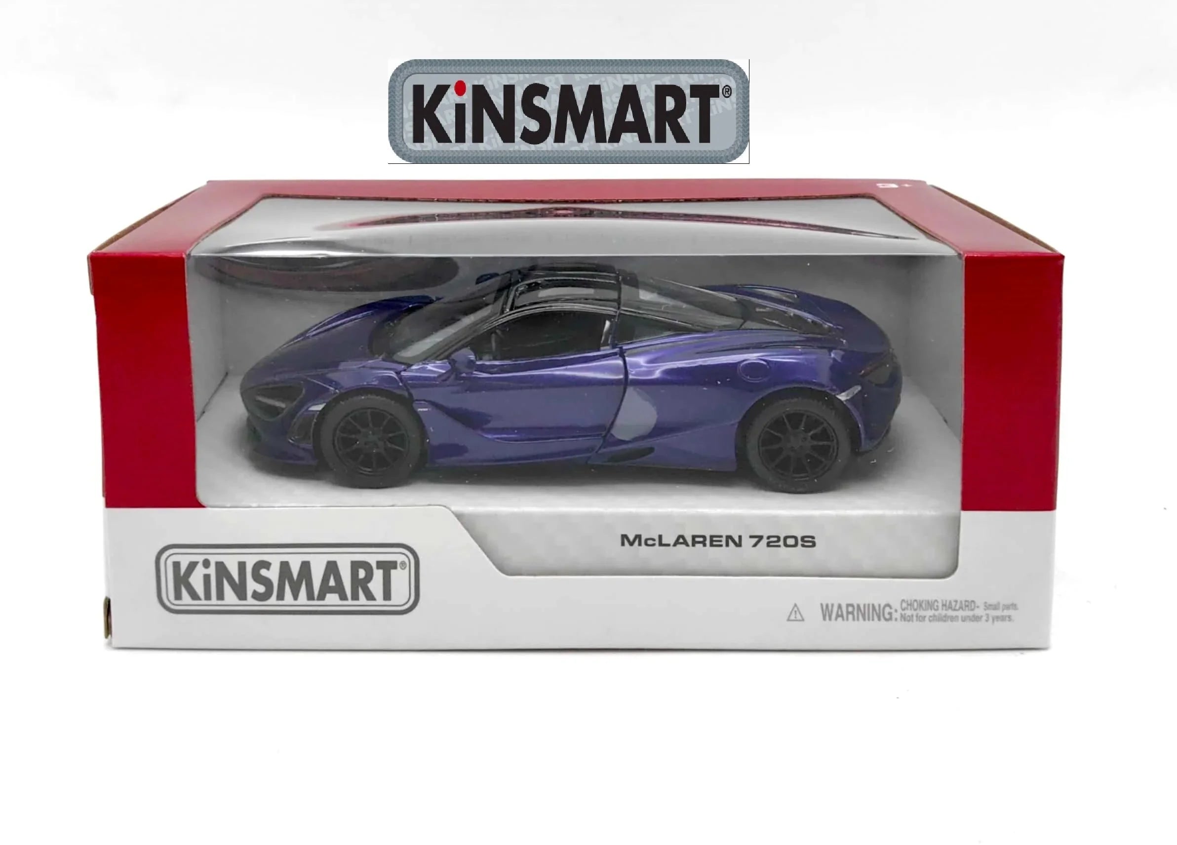 Premium scale diecast model car – McLaren 720S, 1:36 Scale (Purple) Collectible