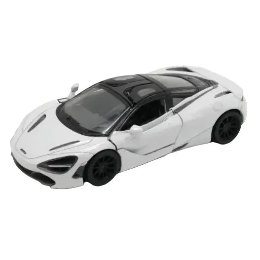Premium scale diecast model car – McLaren 720S, 1:36 Scale (White) Collectible
