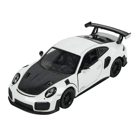 Premium scale diecast model car – Porsche 911 GT2 RS, 1:36 Scale (White) Collectible