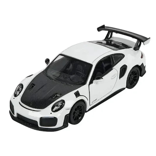 Premium scale diecast model car – Porsche 911 GT2 RS, 1:36 Scale (White) Collectible