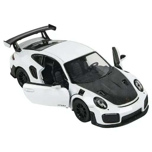 Premium scale diecast model car – Porsche 911 GT2 RS, 1:36 Scale (White) Collectible